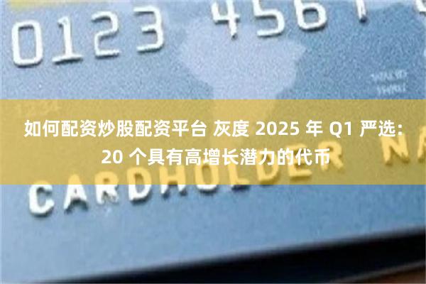 如何配资炒股配资平台 灰度 2025 年 Q1 严选: 20 个具有高增长潜力的代币
