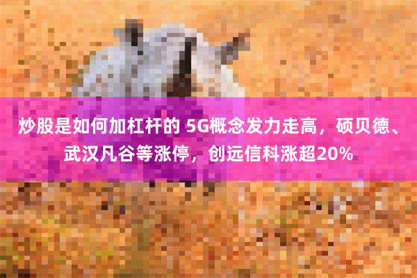 炒股是如何加杠杆的 5G概念发力走高，硕贝德、武汉凡谷等涨停，创远信科涨超20%